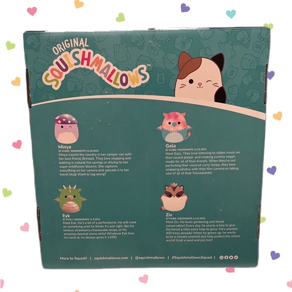 Squishmallows Fantasy Squad New 7” Box Set of 4 Plushies Griffin Mushroom Etc - Picture 4 of 5